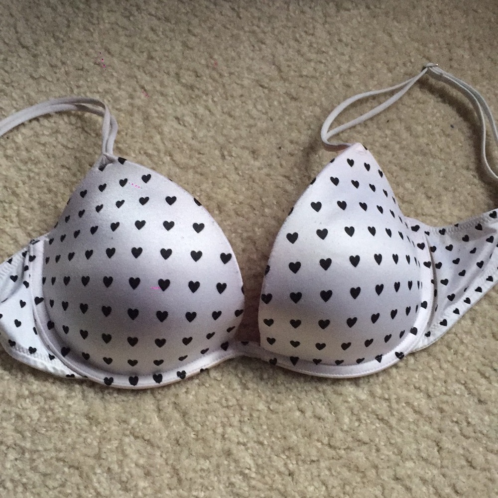 PINK PUSH-UP PLUNGE BRA